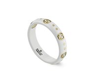 Ring Gucci Woman Icon Ring in Yellow Gold Zircone YBC679262002015 - YBC679262002015